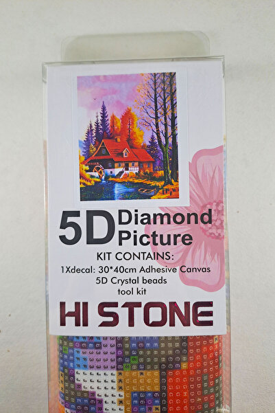histone 5D Elmas Taş İşleme Kiti 30x40 cm Sonbahar Desen