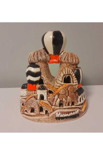 ATHSTORE Kapadokya Dekoratif Alçı Peribacası Gece Lambası Taraftar Beşiktaş