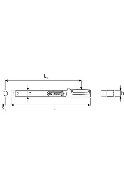 STAHLWILLE Cheie dinamometrica manoskop, 730A/12 quick, 25x130 Nm