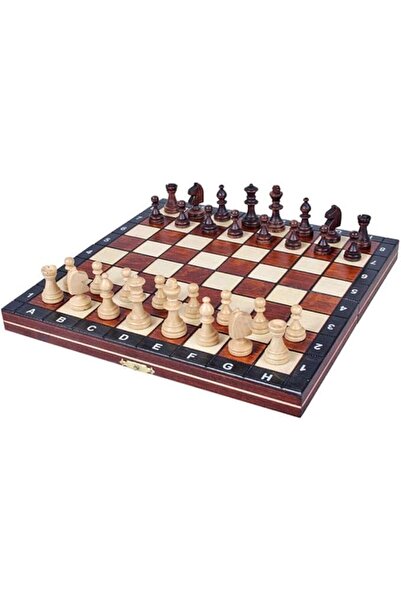 SUKILO مجموعة شطرنج خشبية - لعبة شطرنج محمولة قابلة للطي مصنوعة من الخشب الصل...