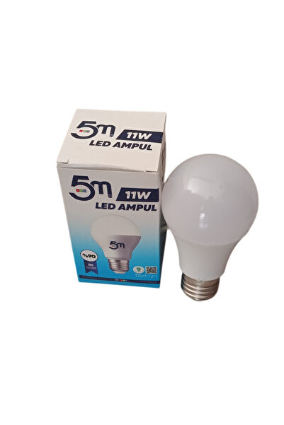 5M LED 11W LED AMPÜL (BEYAZ IŞIK) 6500K/990 LÜMEN