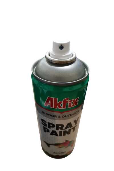 Akfix Akrilik Sprey Boya KROM EFEKT GÜMÜŞ 400 ML. İç ve Dış Mekanlar İçin Üst...