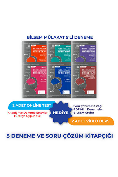 Teknookul Yayınları BİLSEM MÜLAKAT 5'Lİ DENEME