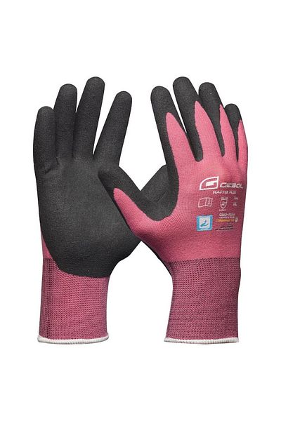 GEBOL 709943, Manusi de protectie Master Flex Lady, din nilon, acoperire cu spuma de nitril, fi