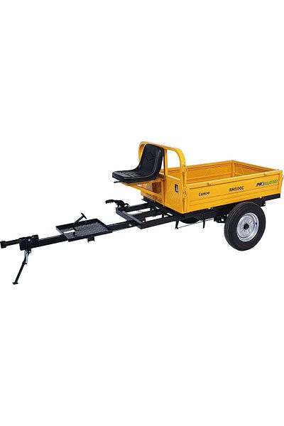 Progarden remorca 500kg motocultor, 1 osie, prindere bolt Campo RM500C