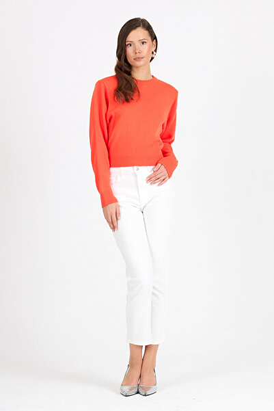 Rodi Women's Crew Neck Knitwear Blouse 048 (Standard Size S-M-L-Xl Size Compatible)