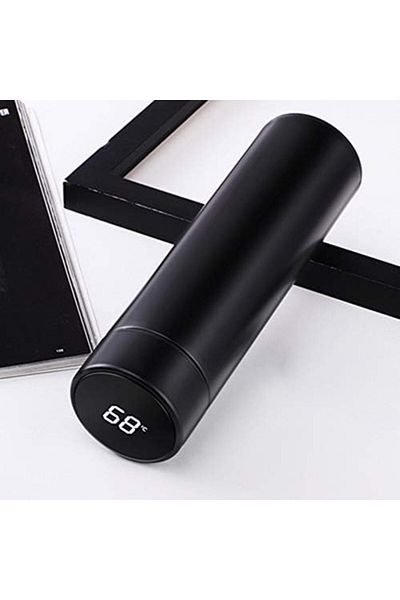 SUKILO Thermos Flask for Hot and Cold Drinks, LED Temperature Display Vacuum Insulated Stainless Ste