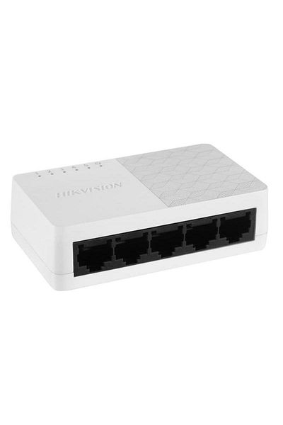 Hikvision Switch DS-3E0505D-O: 5 x 10/100/1000 Mbps ethernet port, 5 × Gigabit RJ45 port, tensi