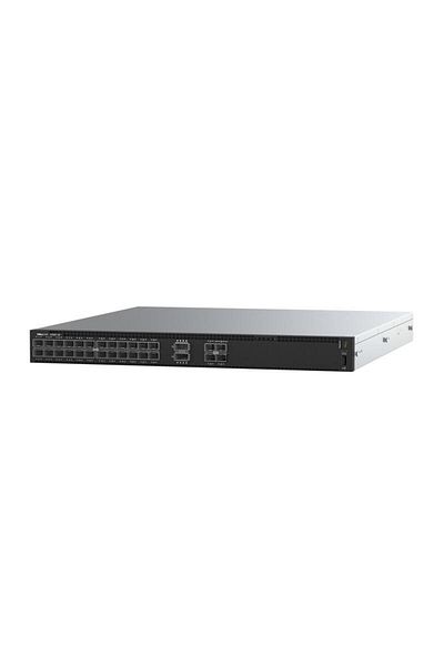 Dell EMC Switch S4128T-ON, 1U, 28 x 10Gbase-T, 2 x QSFP28, IO to PSU, 2 PSU