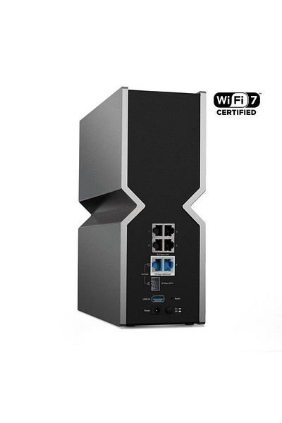 TP-LINK Router wireless TRi-Band Archer BE800, Otel inoxidabil, BE19000, Viteze wireless: • 6 G
