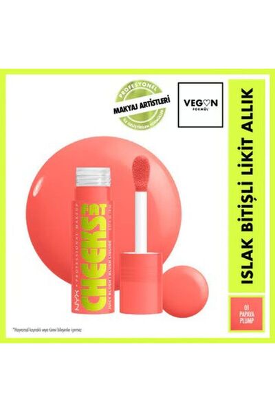 NYX Fat Cheeks Likit Allık Papaya Plump 01