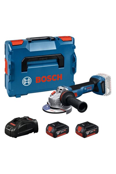 Bosch GWS 18V-11 Polizor unghiular 18V, 125mm + 2 acumulator GBA 5.0Ah