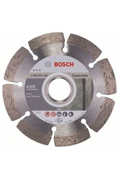 Bosch Disc diamantat Standard for Concrete 115x22,23x1,6x10mm