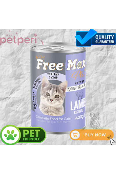 Freemax Kuzu Etli Yavru Kedi Konservesi 400 Gr.