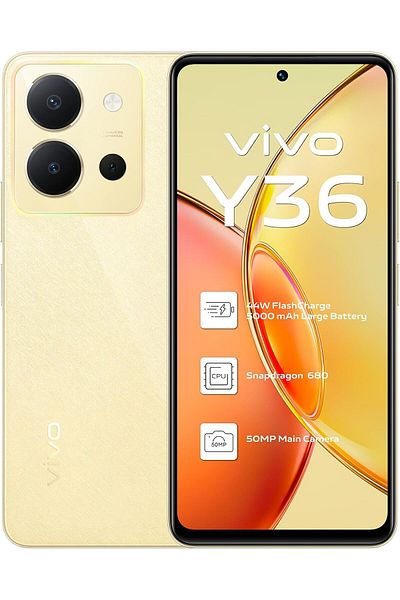 vivo Y36 5G (IDN) – ثنائي الشريحة – 8 جيجابايت RAM، 256 جيجابايت ROM – ذهبي نابض
