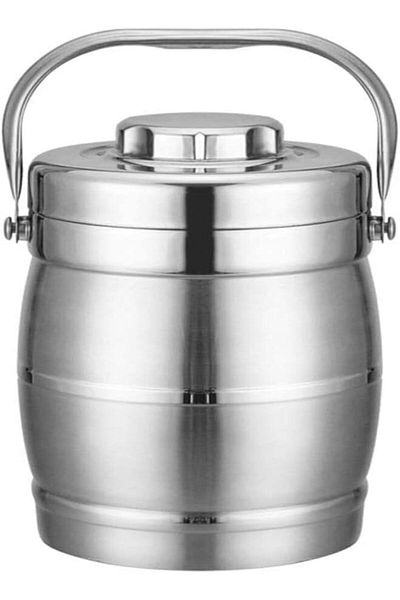 SUKILO Insulated Stainless Steel Vacuum Lunch Box – 2-Tier Leakproof Thermal Food Container for Ho