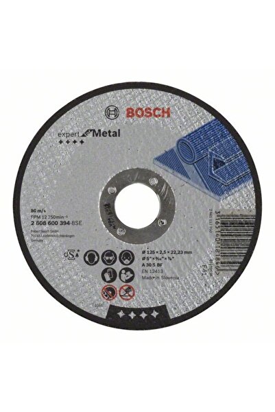 Bosch Expert for Metal A 30 S BF straight cutting disc, 125mm, 2.5mm