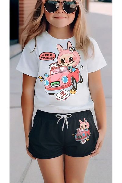 aynewmoda Tricou cu mânecă scurtă și gât rotund pentru bărbați și femei cu imprimeu cu logo Labobo