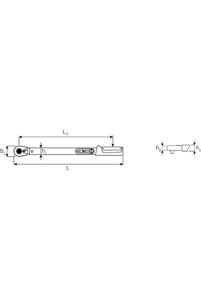 STAHLWILLE Cheie dinamometrica manoskop 721QR/15 quick, 30x150 Nm