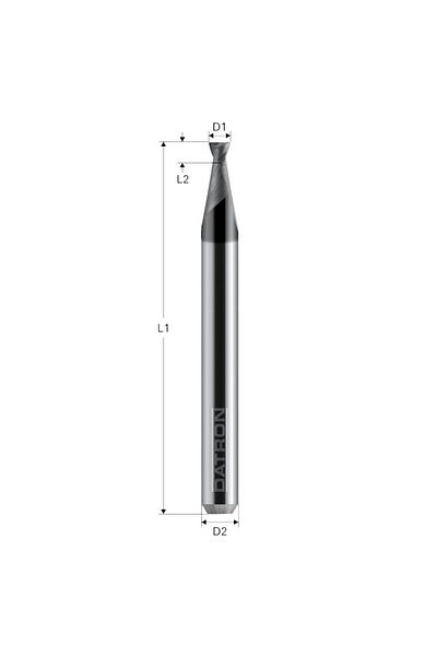 Datron Freza pt. otel, X.CEED, 2 caneluri, 0078012K, 1.2x2.4x3.0mm