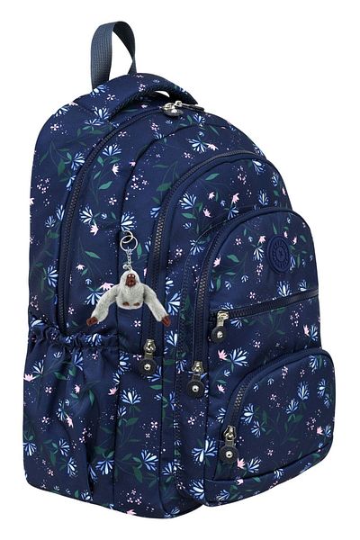 Just Polo JP Luxury Patterned High School and Middle School Backpack, Patterned School Bag, Monkey Keychain Gift Just Polo