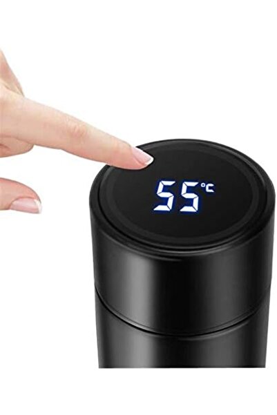 SUKILO Thermos Flask for Hot and Cold Drinks, LED Temperature Display Vacuum Insulated Stainless Ste