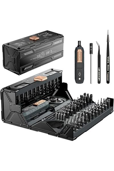 SUKILO 181-in-1 Electric Screwdriver Set – Cordless Mini Driver with 162 CR-V Bits