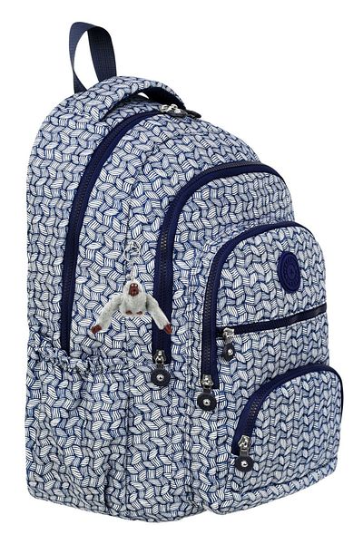 Just Polo JP Rucsac de liceu și gimnaziu cu model de lux, ghiozdan cu model, cadou breloc cu maimuță Just Polo