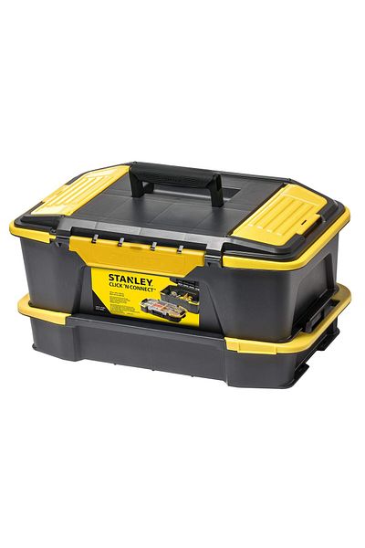 Stanley STST1-71962 Click&connect storage box with organizer 50.5 x 31 x 24.5 cm