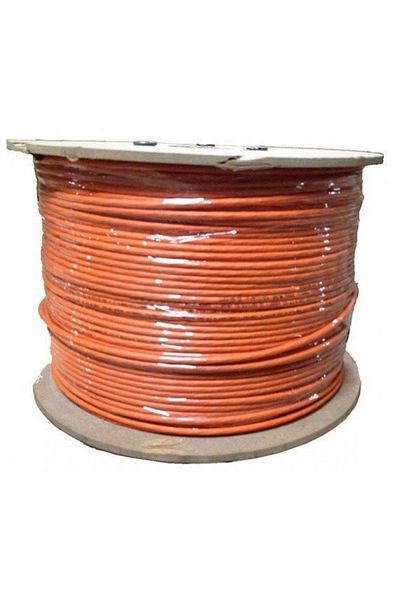 HCS U/UTP CAT6 LSOH برتقالي بكرة 500 متر 23 AWG 4x2x23 #