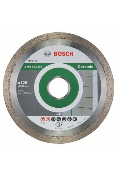 Bosch Disc diamantat Standard for Ceramic 125x22,23x1.6x7mm