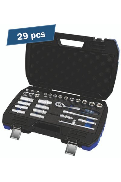 Hyundai Set of 29 socket wrenches 3/8 HY-59652