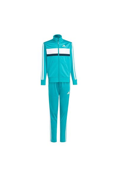 adidas Children's Green Tracksuit J 3S Tiberio Ts Jm5132