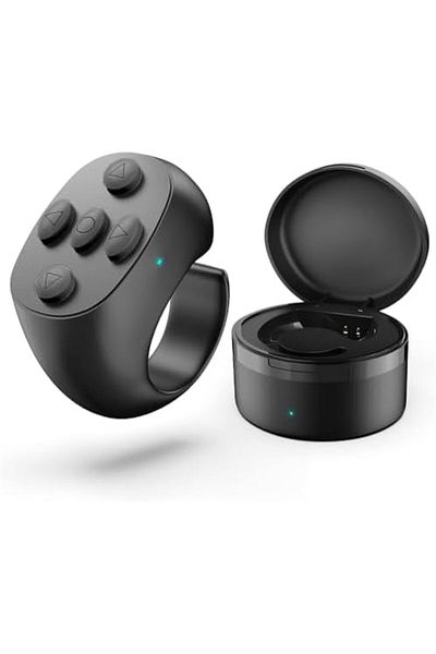 SUKILO TikTok Remote Control Scrolling Ring – Bluetooth Finger Remote for Android iPhone iPad