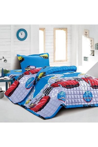 mingle Compressed Bed Quilt Set of 3 Pieces - Kids Design
