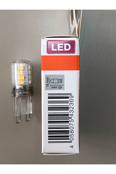 Osram 10 ADET G9 LED LAMBA 220V 2,6W=30W=320 LÜMEN 4000 KELVİN GÜNIŞIĞI 15,000 SAAT 14mmX43mm