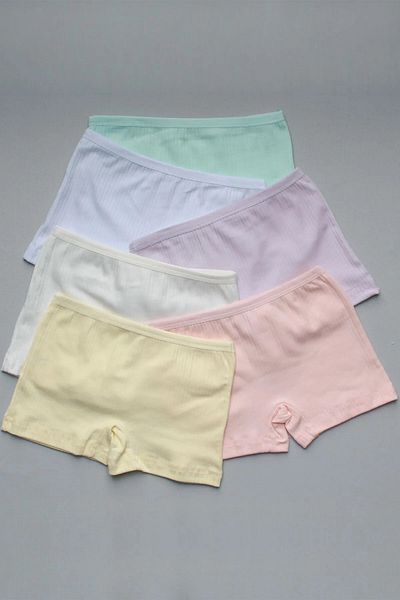 Kossiga Girls' Ribbed Pantyhose with Gift - Report Boxer 6 Pack