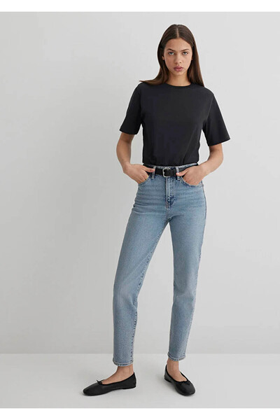 Mavi Star Indigo Ripped Gold Icon Kadın Jean Pantolon (101077-30503)