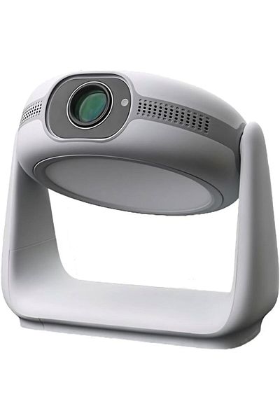 SUKILO Portable Projector with Desk Lamp, 1080P Full HD, Auto Focus, 1500 Lumens