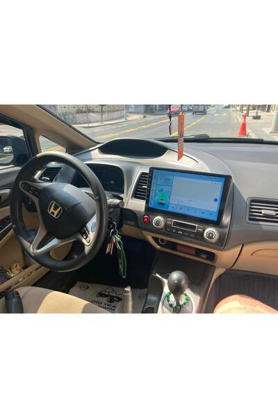navicars Honda Civic Android CARPLAY 10 inç Multimedya AHD KAMERA 4/64 PRO