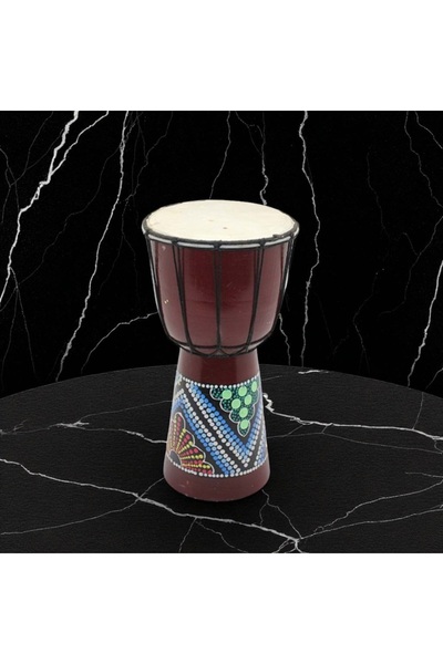 Kuzey Tacı Ξύλινη Νταρμπούκα με Βατίκα 25 εκ. Κλασική Εμφάνιση Vip