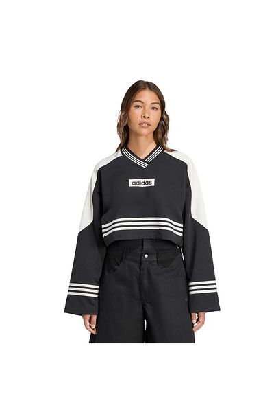 adidas Women's Black Crew Sweatshirt Jw7273