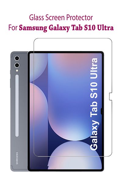 Generic Samsung Galaxy Tab S10 Ultra Premium Tempered Glass Screen Protector