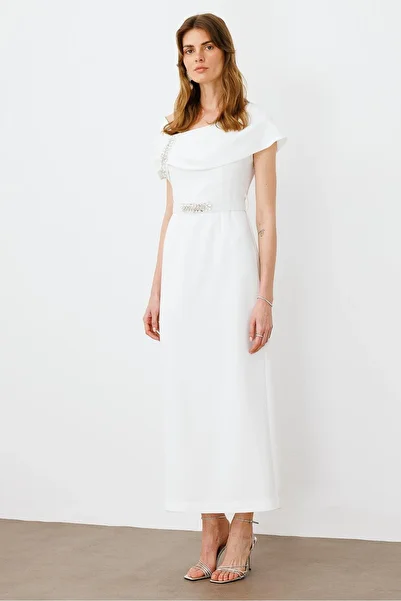 Moda İlgi Accessory Detailed Dress Elb60006-263