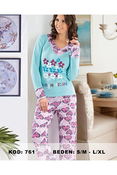 NightLove طقم بيجامة على شكل قلب للسيدات من Dk 761