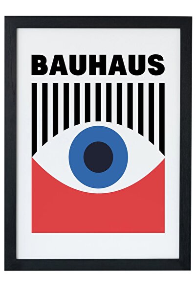 gxe.art Poster de pictură cu cadru negru Bauhaus Eyes V2