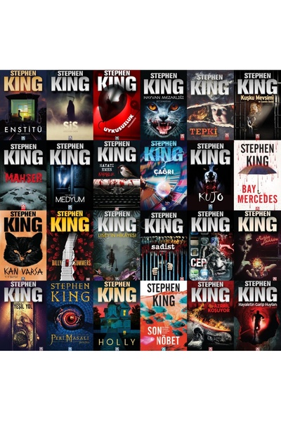 Altın Kitaplar Stephen King 24 Kitap Takım