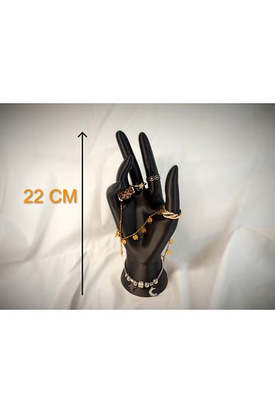 Filkorium3D Suport pentru bijuterii modelat manual - Suport pentru bijuterii - Bijuterii - Inel - Colier- Suport pentru bratara - Organizator 22 CM