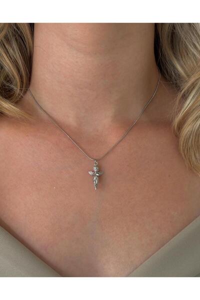 h&b design jewel Çelik Mini Melek Kolye