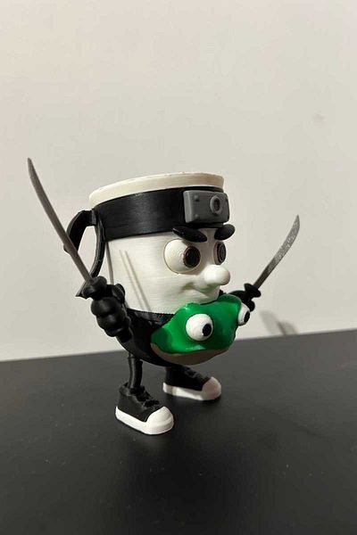 NozzleCraft Tung Tung Tung Assassino Boneca Brainrot Figure Toy